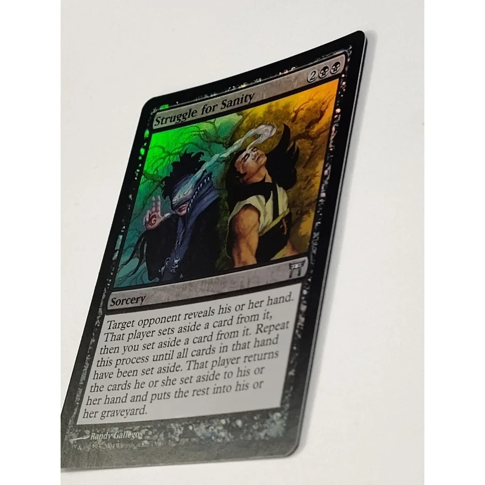 Unique MTG‎ Struggle for Sanity FOIL Champions of Kamigawa Swamps SEE PICS📸